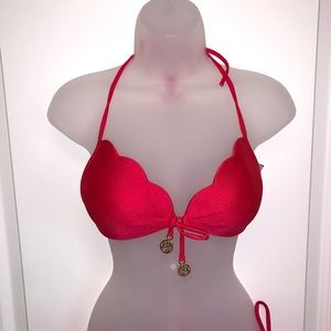 Luli Fama Molded Push-up Bandeau Halter Top